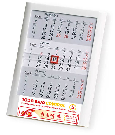 Mock Up Calendario 3 meses Pepe Núñez Mock Up Calendario 3 meses Pepe Núñez