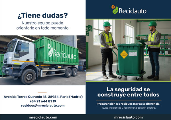 Díptico Seguridad Reciclauto 1 Díptico Seguridad Reciclauto 1