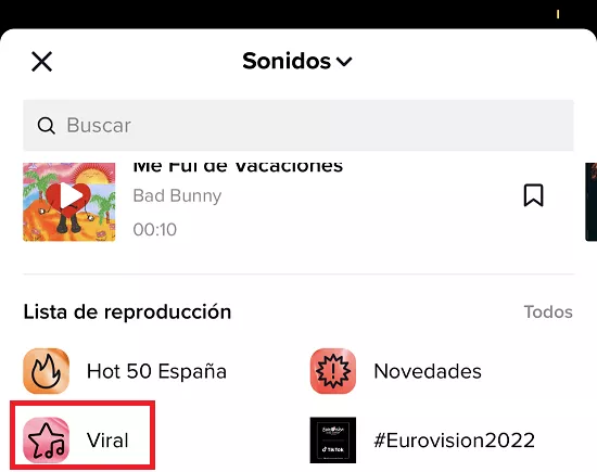 Tendencias musica TikTok